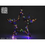 Αστέρι Διπλό 190 Πολύχρωμα Micro LED RGB Φ50cm - 1 τεμ.