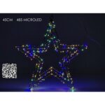 Αστέρι Τριπλό 485 Πολύχρωμα Micro LED RGB Φ45cm - 1 τεμ.