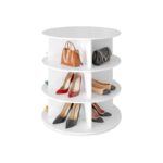 Περιστρεφόμενη ραφιέρα δαπέδου 3 επιπέδων - YH6524-3 - 421717 - White