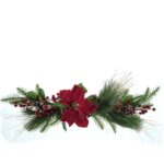 Χριστουγεννιάτικο Κλαδί Με Αστέρι Poinsettia 60cm - 1 τεμ.