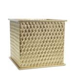 Χριστουγεννιάτικη Γλάστρα Χρυσό 33x33x31cm - 1 τεμ.