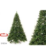 Χριστουγεννιάτικο Δέντρο Sibilla PVC Με 600 LED 210cm - 1 τεμ.