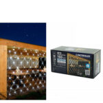 Χριστουγεννιάτικο Δίχτυ 160 LED 3.2x1.5m Ψυχρό Λευκό - 1 τεμ.