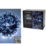 300 LED Εσωτ. & Εξωτ. Χώρου Με 8 Προγράμματα Και Μετασχηματιστή Ψυχρό Λευκό Φως Πράσινο Καλώδιο Μη Επεκτεινόμενο IP44 31 - 1 τεμ.