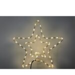 Αστέρι Διπλό 54 LED Θερμό Λευκό Φως 58x58cm - 1 τεμ.