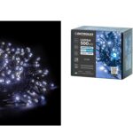500 LED Εσωτ. & Εξωτ. Χώρου Με Μετασχηματιστή Ψυχρό Λευκό Φως Πράσινο Καλώδιο Μη Επεκτεινόμενο IP44 31V 10+3m - 1 τεμ.