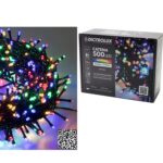 500 LED Εσωτ. & Εξωτ. Χώρου Με 8 Προγράμματα Και Μετασχηματιστή Πολύχρωμο Φως Πράσινο Καλώδιο Μη Επεκτεινόμενο IP44 31V - 1 τεμ.