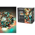 1000 LED Εσωτ. & Εξωτ. Χώρου Με 8 Προγράμματα Και Μετασχηματιστή Πολύχρωμο Φως Πράσινο Καλώδιο Μη Επεκτεινόμενο IP44 31V - 1 τεμ.