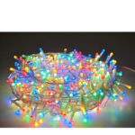 500 LED Εξωτερικού Χώρου Πολύχρωμο Φως Διάφανο Καλώδιο - 1 τεμ.