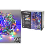 500 LED Πολύχρωμο Για Εξωτερικό Χώρο Με Διαφανές Καλώδιο Και Πρόγραμμα - 1 τεμ.
