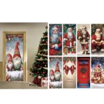 Χριστουγεννιάτικο Κάλυμμα Πόρτας 90x220cm Σε 8 Σχέδια - 1 τεμ.