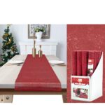 Χριστουγεννιάτικος Runner Τραπεζιού Κόκκινο 40x180cm - 1 τεμ.