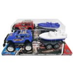 Τζιπ με Βάρκα  Friction & Free Wheel 39x12,5x12cm ToyMarkt 902397 - 1 τεμ.