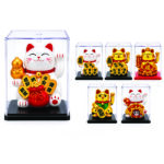 Hλιακή γάτα τύχης Maneki Neko 6cm [70110024] - 1 τεμ.