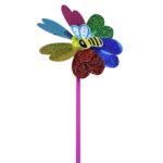 Ανεμόμυλος Πολύχρωμος με Μέλισσα ø21x40cm ToyMarkt 913568 - 2 τεμ.