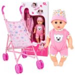 Κούκλα με Καρότσι 50x24x43cm ToyMarkt 971384 - 1 τεμ.