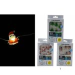25 MicroLED Εσωτ. Χώρου Θερμό Λευκό Φως Διάφανο Καλώδιο Μπαταρίας 1m - 1 τεμ.