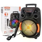 Ηχείο Στερεοφωνικό Bluetooth RGB Καραόκε 37x25x20cm Homie 108518 - 1 τεμ.