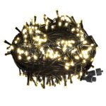 100 Λαμπάκια LED Λευκό Θερμό σε Σειρά με Επέκταση & Προγράμματα IP44 5m (δεν Περιέχεται ο Μετασχηματιστής) Xmasfest 1133498 - 1 τεμ.