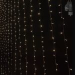 100 Λαμπάκια LED Λευκό Θερμό Κουρτίνα με Επέκταση & Προγράμματα IP44 90x80cm (δεν Περιέχεται ο Μετασχηματιστής) Xmasfest 1133499 - 1 τεμ.