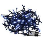 1020 Λαμπάκια LED Λευκό Ψυχρό σε Σειρά με Προγράμματα IP44 54m Xmasfest 1133884 - 1 τεμ.
