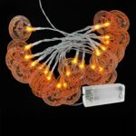 20 Λαμπάκια LED Μπαταρίας Κολοκύθες Λευκό Θερμό με Controller IP20 2,3m Xmasfest 1133888 - 1 τεμ.
