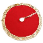 Ποδιά Δέντρου με Χρυσό Περίγυρο ø90cm Xmasfest 1133954 - 1 τεμ.