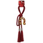 Γούρι Πέταλο με Σχοινί & 2 Φούντες 40cm Xmasfest 1134135 - 1 τεμ.