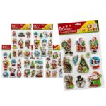 Αυτοκόλλητα Gelly Xmas Σχέδια σετ=10 τεμ 29x18cm Xmasfest 1134150 - 1 τεμ.