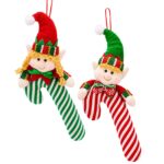 Φιγούρα Πάνινη Xmas με Μπαστούνι σε Καρτέλα 30cm Xmasfest 1134209 - 1 τεμ.
