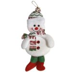 Φιγούρα Πάνινη Κρεμαστή Χιονάνθρωπος 17cm Xmasfest 1134212 - 12 τεμ.