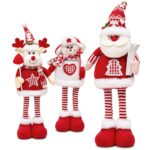 Φιγούρα Xmas Τηλεσκοπικά Πόδια Κόκκινη 50cm Xmasfest 1134217 - 1 τεμ.