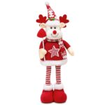 Φιγούρα Xmas Τηλεσκοπικά Πόδια Κόκκινη 45cm Xmasfest 1134217 - 1 τεμ. - Image 2