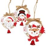 Στεφανάκι Ξύλινο με Καμπανάκι 13 x ø11cm Xmasfest 1134243 - 1 τεμ.