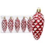 Κουκουνάρια Πλαστικά σετ=5τεμ 9cm Xmasfest 1134246 - 1 τεμ. - Image 2
