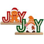 Επιτραπέζιο Διακοσμητικό Ξύλινο Joy Beads 17x12cm Xmasfest 1134252 - 1 τεμ.