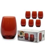 Χριστουγεννιάτικο Σετ Ποτήρια Tumbler Κόκκινα 35cl 6Τμχ - 1 τεμ.