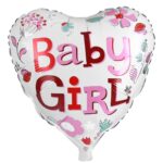 Μπαλόνι Foil Μεταλλιζέ Baby Girl 46cm Homie 116981 - 1 τεμ.