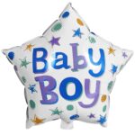 Μπαλόνι Foil Μεταλλιζέ Baby boy 46cm Homie 116982 - 1 τεμ.