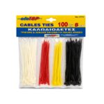Δεματικά Καλωδίων 8cm σετ=100τεμ tie Wrap Homie 116993 - 1 τεμ.