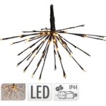 24 Πτυσσόμενα Κλαδιά ArteLibre Με LED Θερμό Φως Εσωτ. Και Εξωτ. Χώρου Φ45cm - 1 τεμ.