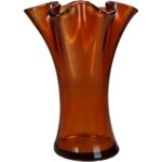 Βάζο ArteLibre Amber Ανακυκλωμένο Γυαλί 20x20x23cm - 1 τεμ. - Image 4