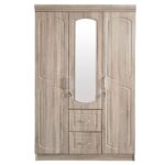 Ντουλάπα ArteLibre PROTEA Φυσικό Μοριοσανίδα 120x50x195cm - 1 τεμ.