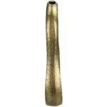 Βάζο ArteLibre Χρυσό Αλουμίνιο 22x6.5x35cm - 1 τεμ. - Image 2