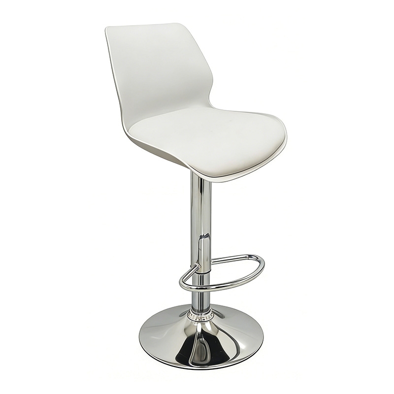 0013850 BAR49 WHITE PU/PVC(Σ2)ΣKAMΠO ΜΕ ΑΜΟΡΤΙΣΕΡ 39X45X102εκ. - Image 1