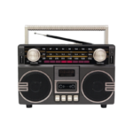 Επαναφορτιζόμενο ραδιόφωνο Retro - MD-1305 BT - 020122 - Grey