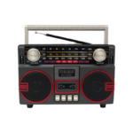 Επαναφορτιζόμενο ραδιόφωνο Retro - MD-1305 BT - 020122 - Red