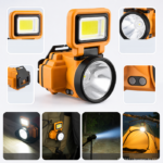 Επαναφορτιζόμενος φακός εργασίας LED - T719 COB - 051229 - Image 2