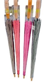 Αυτόματη ομπρέλα μπαστούνι - 70cm - 16K - 131452 - Fuchsia - Image 2