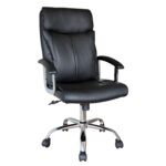 Καρέκλα Γραφείου Διευθυντή ArteLibre COOKE Μαύρο PVC 63x80x118-126cm - 1 τεμ.